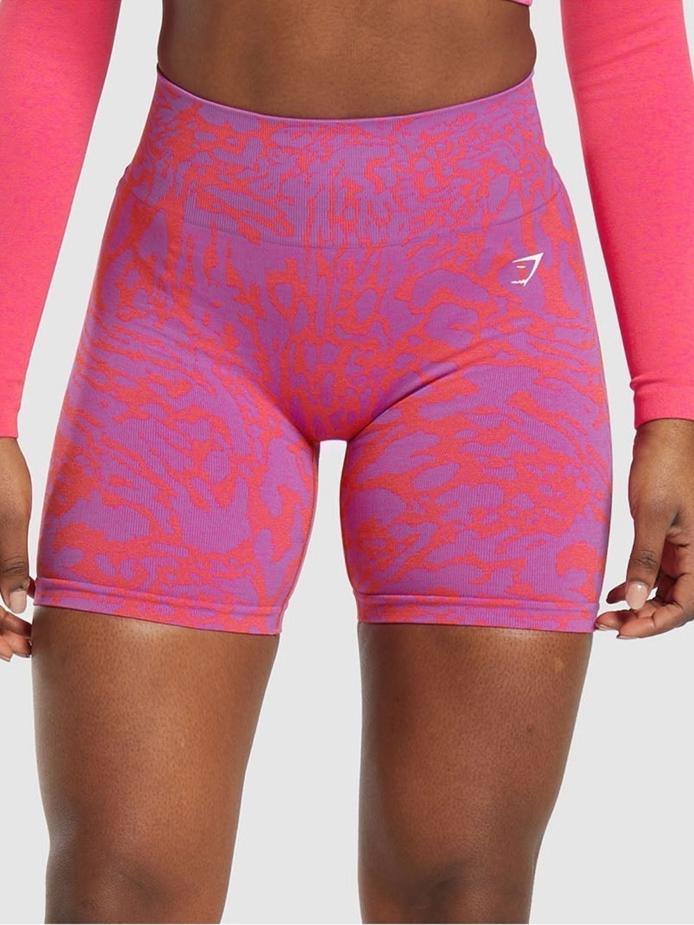Gymshark Pink adapt safari shorts